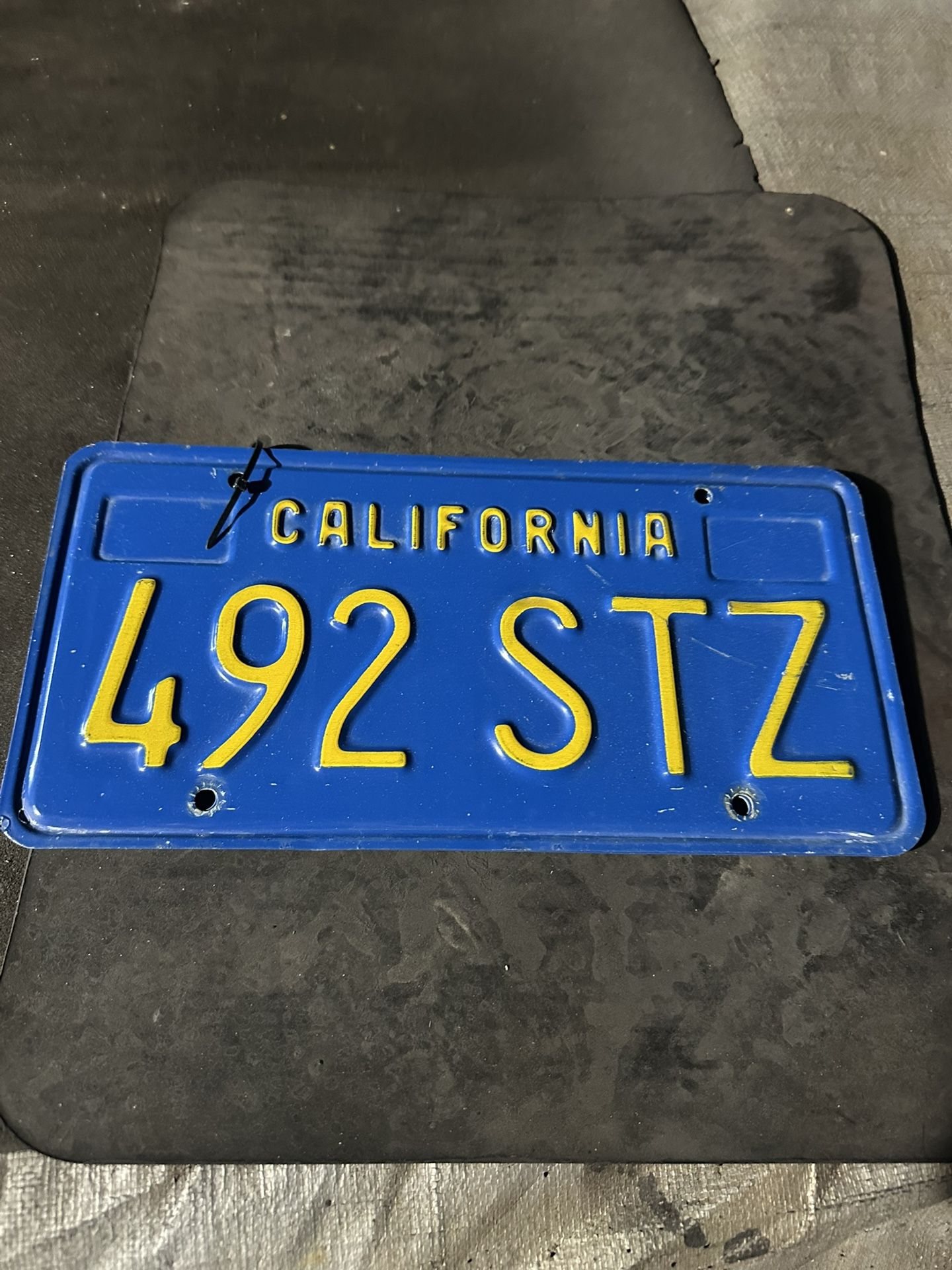 California Blue Plates