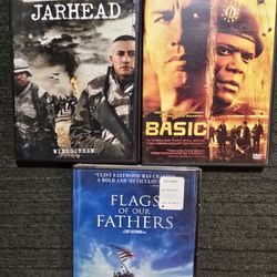 4 Military DVDs