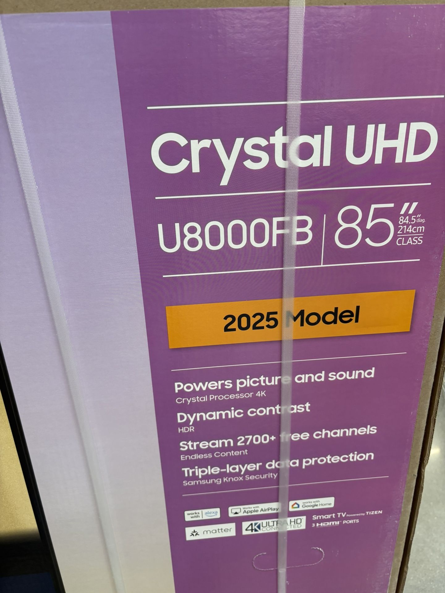 85” Samsung New