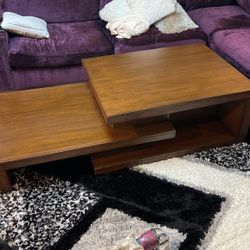 Wood Extendable Coffee Table