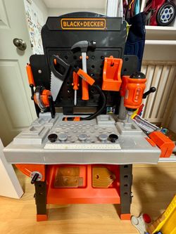 Black Decker work bench toy