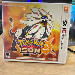 Pokémon Sun (Nintendo 3DS, 2016) CIB