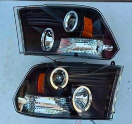 09-18 Dodge Ram LED DRL Projector
Headlights Luces Focos Micas Faros Faroles Headlamps