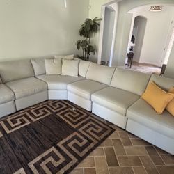Large Cream Colored Sectional