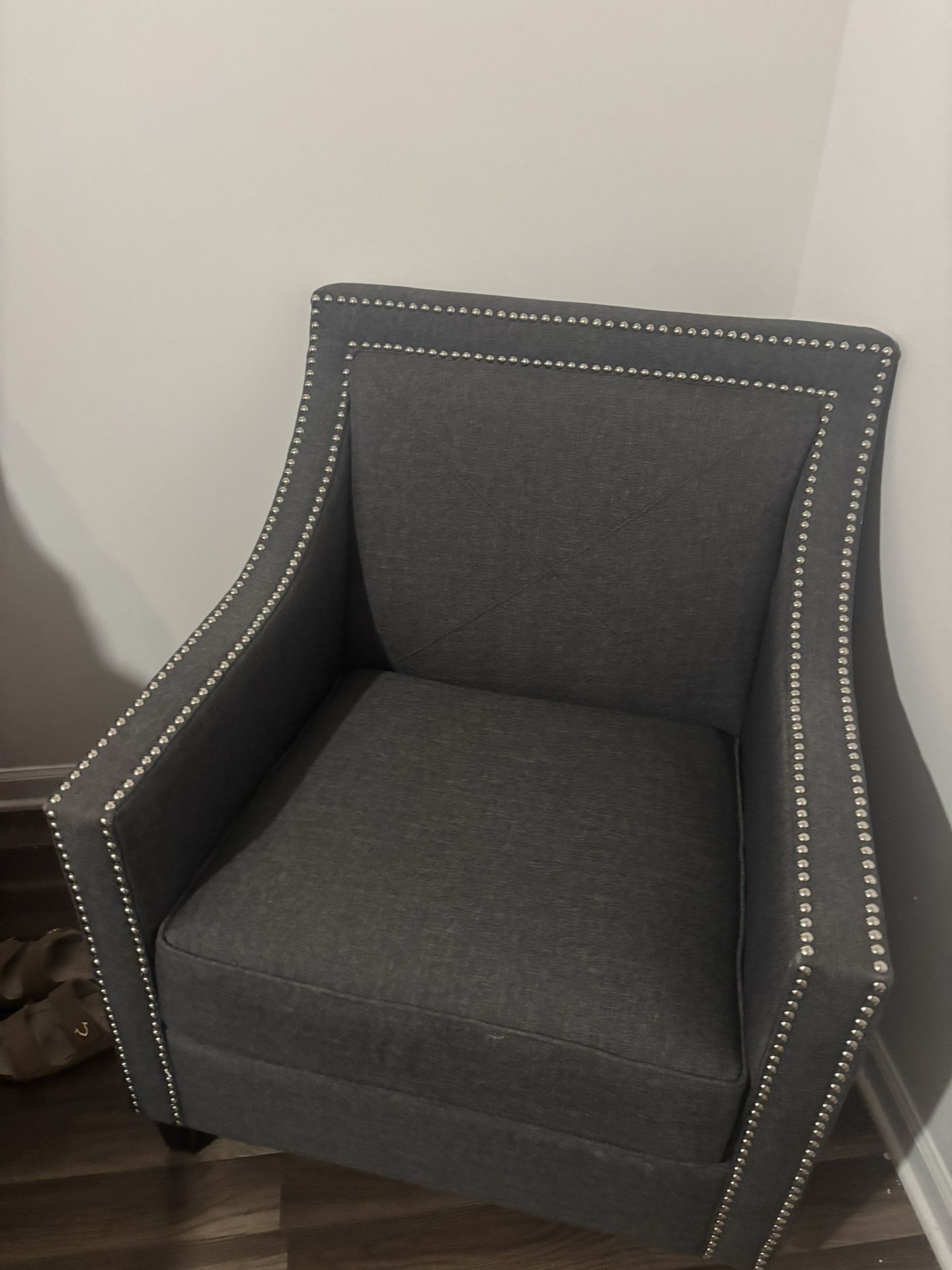 Grey Accent Chair