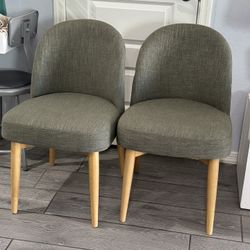 Set Of 2 Upholstered Chairs New  