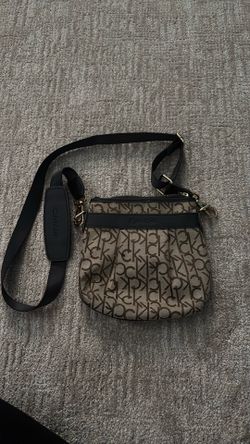 Calvin Klein monogram crossbody bag
