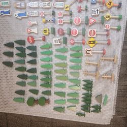 Wooden Tress  and People