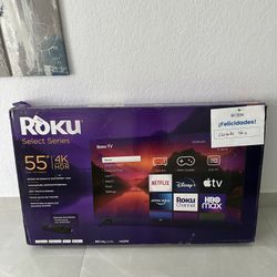 TV Roku 55” 4k HDR