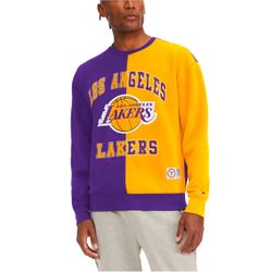 Men's Tommy Jeans Los Angeles Lakers Keith Split Pullover Sweatshirt (L)