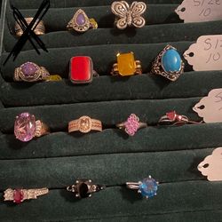 Beautiful Vintage Rings (10.00  Each)