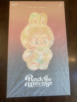Pop Mart Labubu The Monsters Big into Energy Series Rock The Universe Vinyl Plush Doll