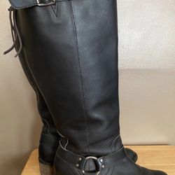 Lane Bryant Leather Tall Wide Calf Boots 8.5