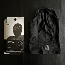 Nike Pro Therma-Fit Hyperwarm Hood Ski Mask Black Shiesty Balaclava Football