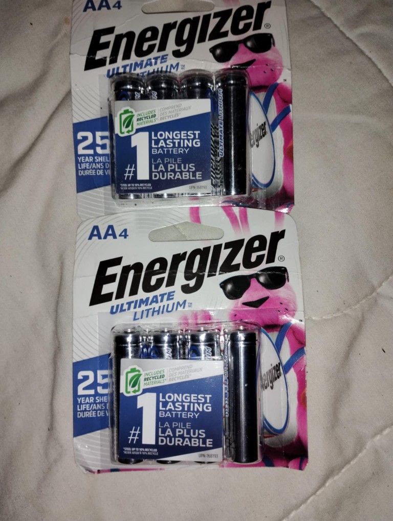 Brand New Energiser Lithium Batteries (AA Or AAA) Regular $4.00 A Pack