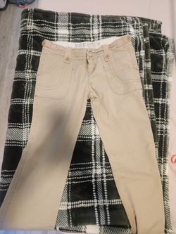 Low Rise Tan Pants