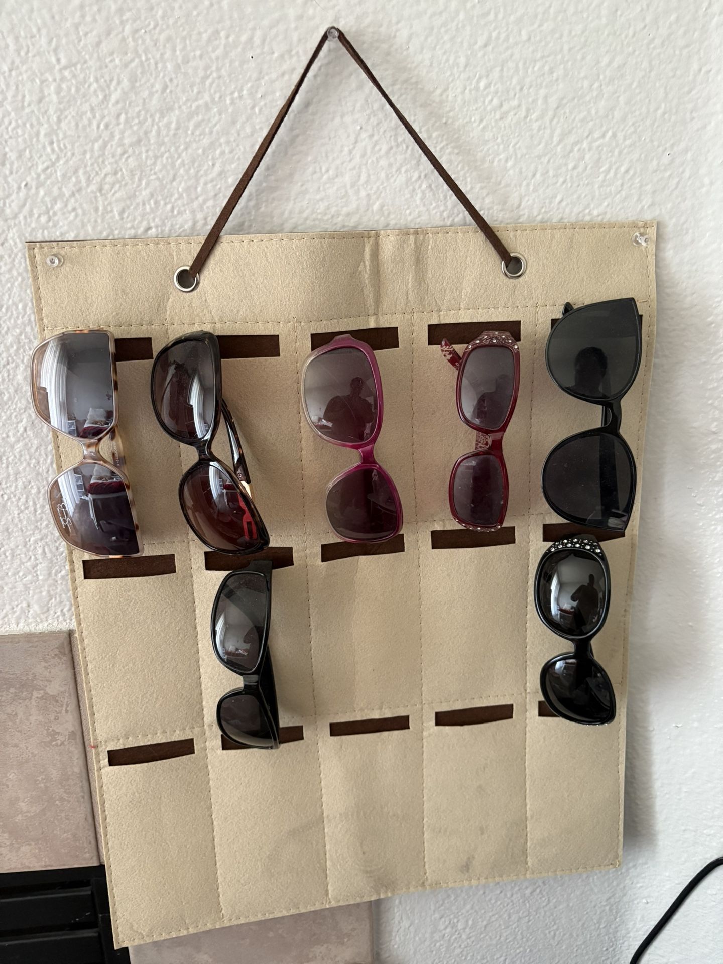 Sunglasses With Sun Glass Wall Holder
