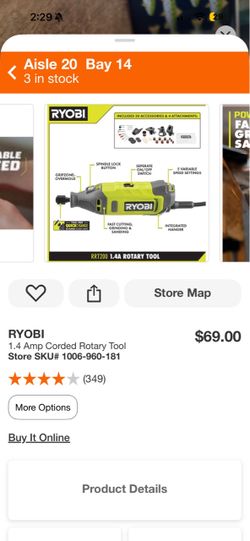 Ryobi Corded Rotary Tool