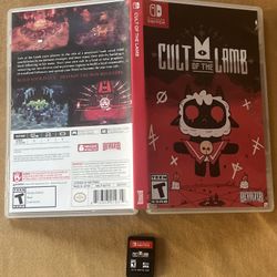 Cult of the Lamb (Nintendo Switch, Switch 2, 2023) Complete CIB 