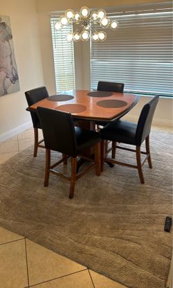 Pub table and chairs
