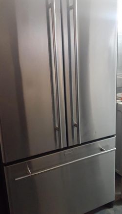 Maytag 3-Door Stainless Steel Refrigerator Fridge
