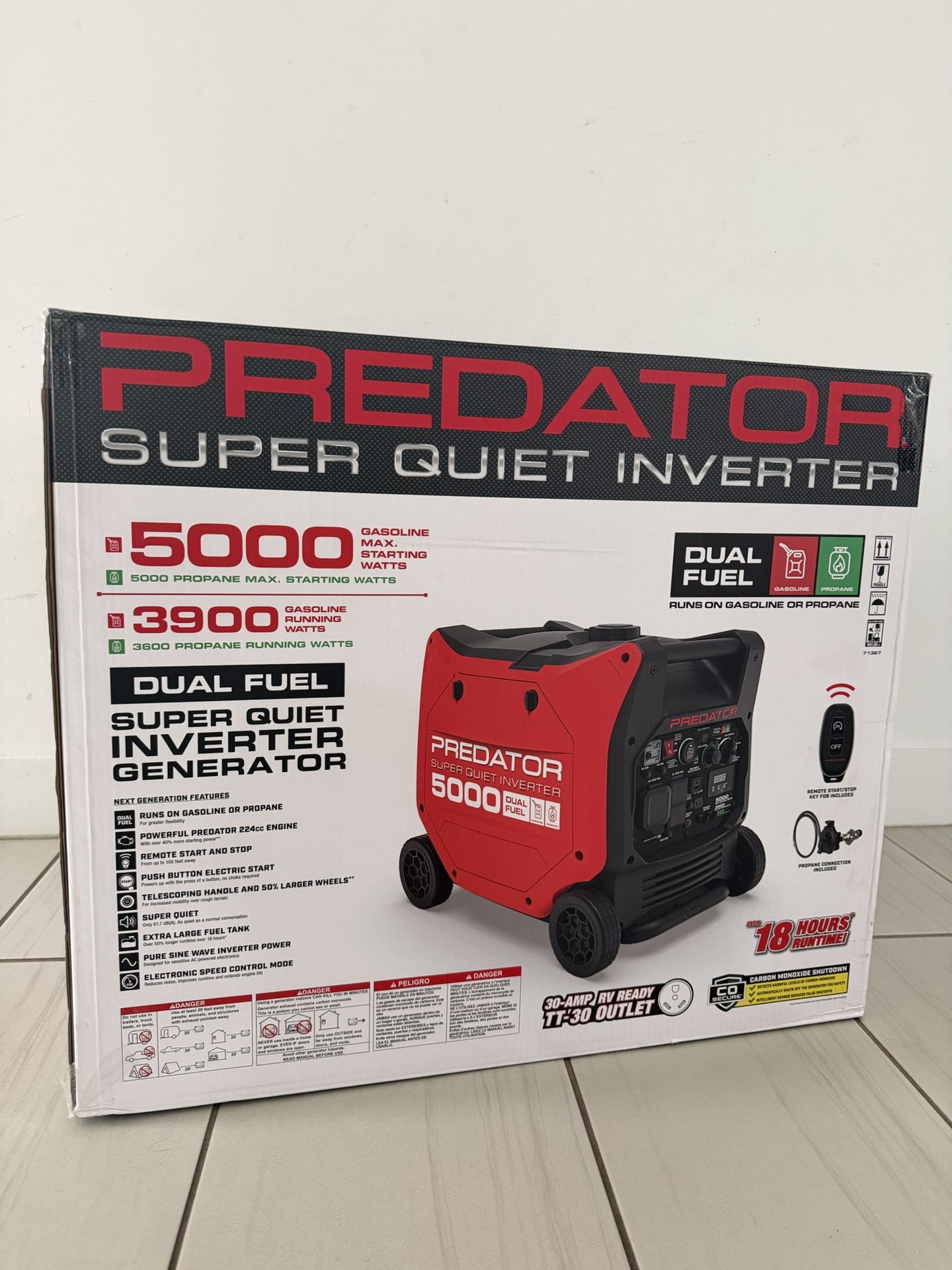 Predator Generador Eléctrico 5000 W