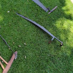 Antique  Hay Bale Saw