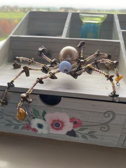 Beaded spiders