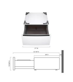 27in laundry pedestal brand new