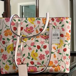 Kate Spade  Large Strawberry Tote Bag