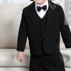 toddler Suit And Tie Black