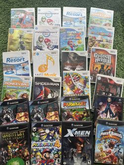 Nintendo Wii, Wii, GameCube, Pokemon, Super Mario, Sonic, Disney, Spider-Man, Zelda, Guitar Hero, Wario, Mario Kart, Video Games, Retro