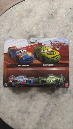 New Disney Cars 2-Packs Sage Vanderson and Darren Leadfoot