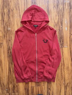 Red True Religion Hoodie
