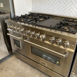 Zline 48” dual fuel range 
