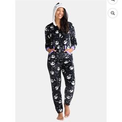 New! Disney Nightmare before christmas Jack skellington jumpsuit pijama/costume!🖤 