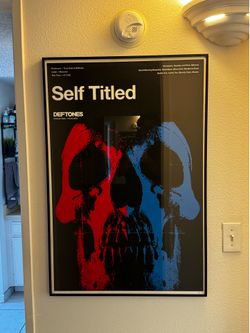 DEFTONES self titled album 25x36 serigraph collectible