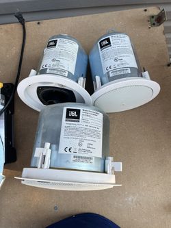 Set Of Three JBL Ceiling Loud Speakers