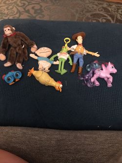 Classic vintage character toy lot