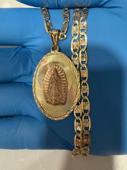 Gold Chain and Pendant