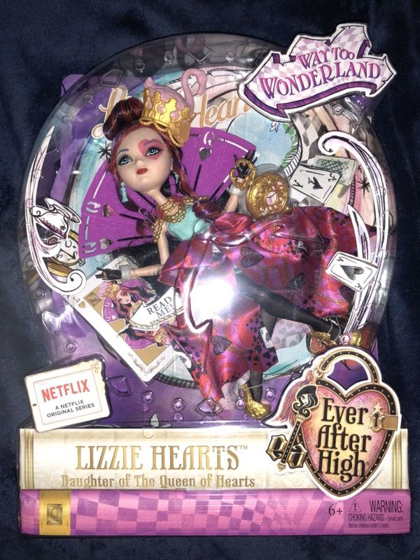 Ever After High Lizzie hearts  Ever after dolls, Ever after high, Ever  after