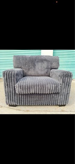 Grey sofa chair