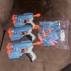 Nerf Guns Set Of 3 