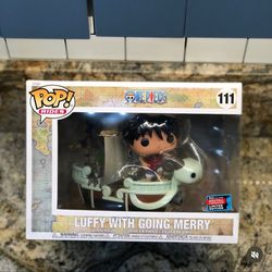 Luffy with going merry Funko pop
