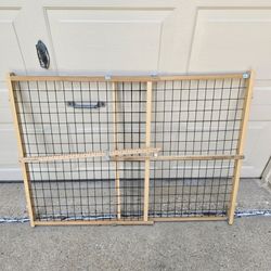North States 42"W x 32"H Wooden Baby Safety Gate Pet Gate