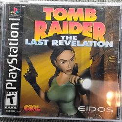 Playstation 1 Black label Tomb Raider: The Last Revelation