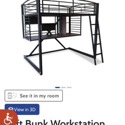 Bunk/Loft Bed Workstation