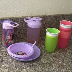 💜 GIRLS EATING/DRINKING SET💜