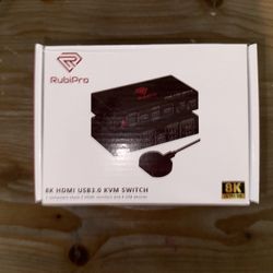 8K HDMI KVM Switch 2 Monitors 2 Computers