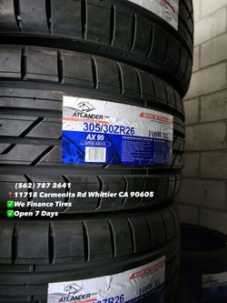 305/30ZR26 Atlander New Set of Tires Set de Llantas Nuevas